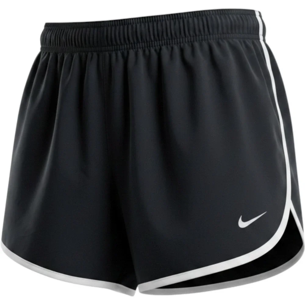 Nike Dri-FIT Tempo Running Shorts Blue White Women Large Athletic Workout
